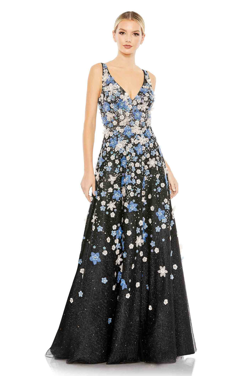 Mac Duggal 11169 Black Multi