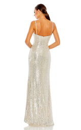 Mac Duggal 11276 Nude/Silver