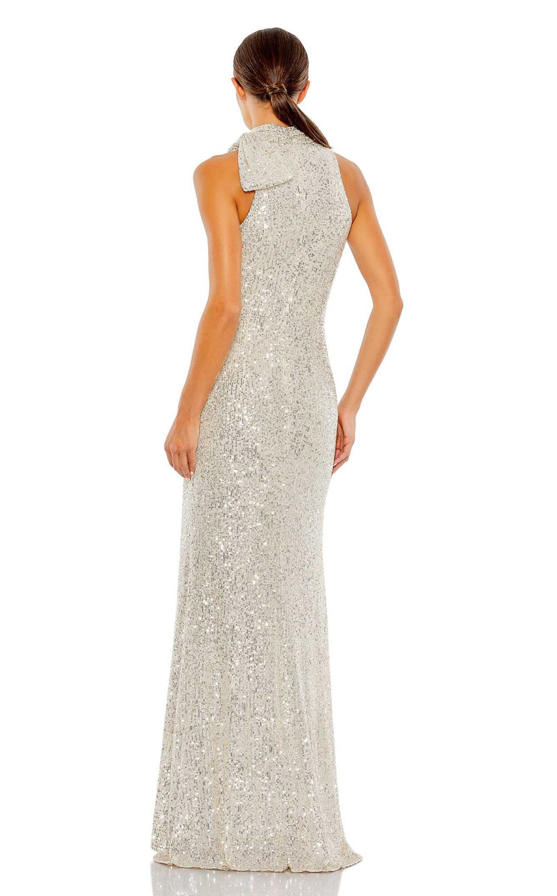 Mac Duggal 11280 Nude/Silver