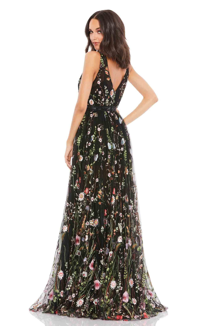 Mac Duggal 12282 Black Multi