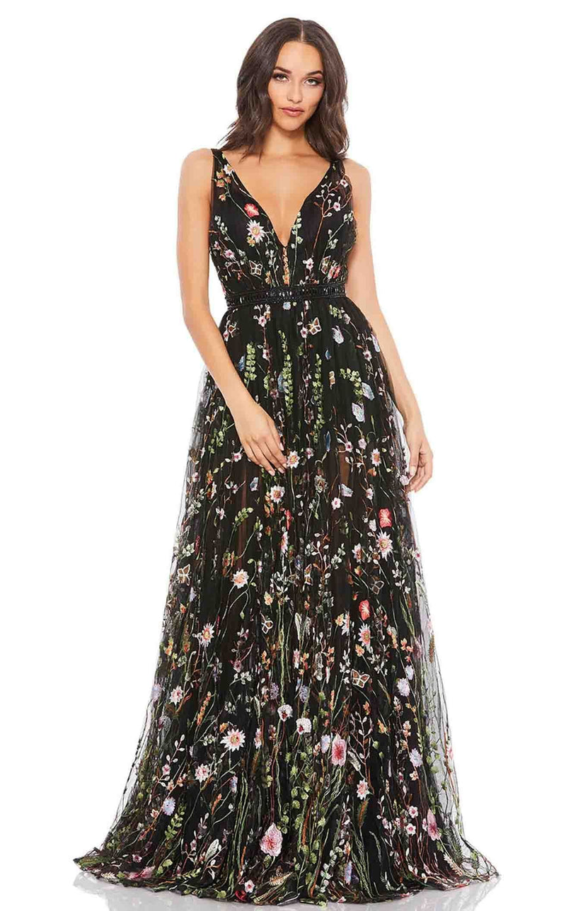 Mac Duggal 12282M Black Multi