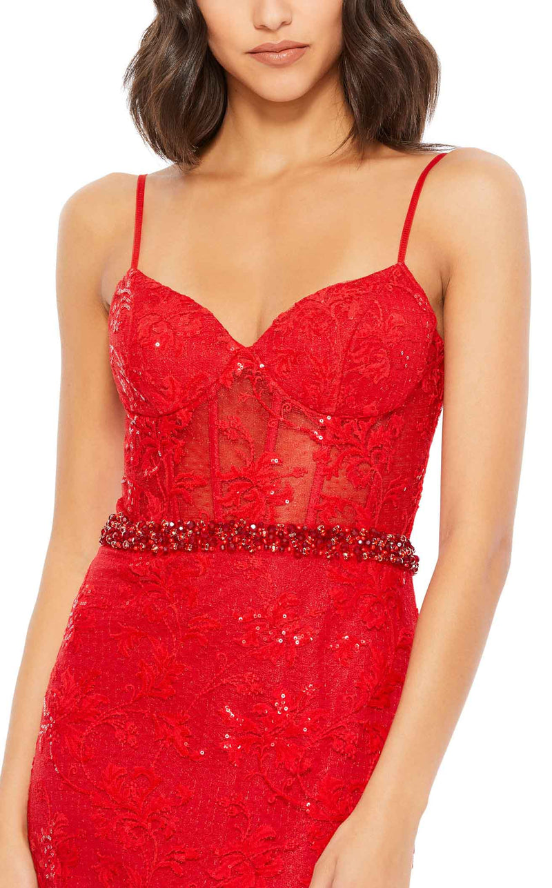 Mac Duggal 12406 Red