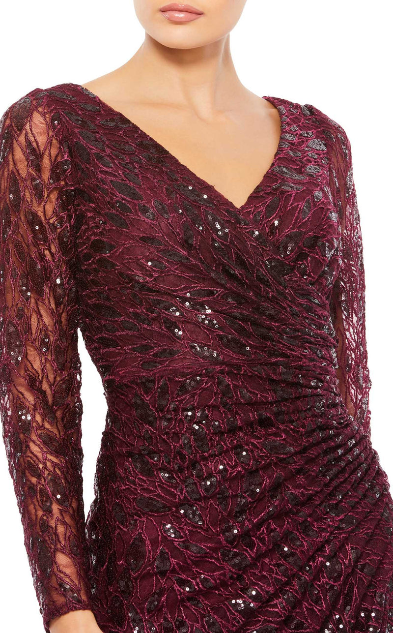 Mac Duggal 12412 Garnet