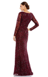 Mac Duggal 12412D Garnet