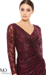 Mac Duggal 12412D Garnet