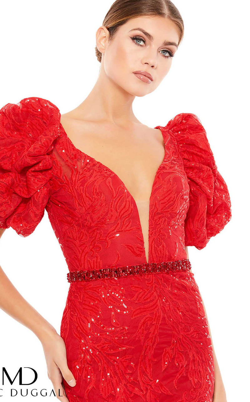 Mac Duggal 12421D Red