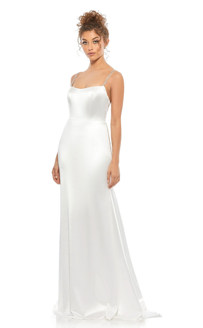 Mac Duggal 12428 White