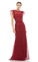 Mac Duggal 12465 Deep Red