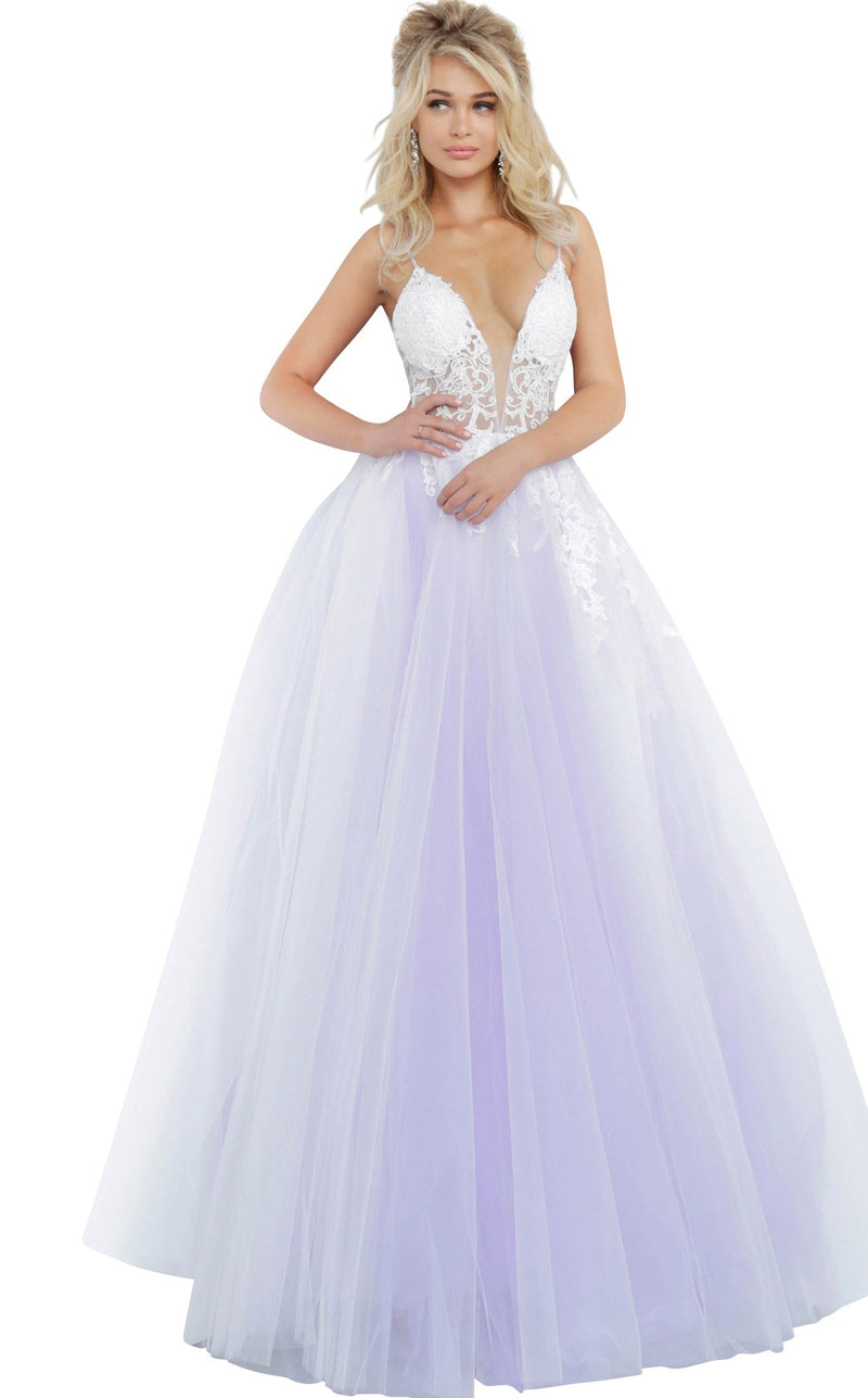 Jovani 1310 Off White Lilac