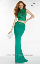 Alyce 6585 Emerald/Nude