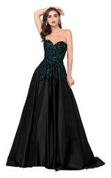 Cecilia Couture 1459 Black/Green