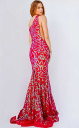 Jovani 22845 Iridescent Red