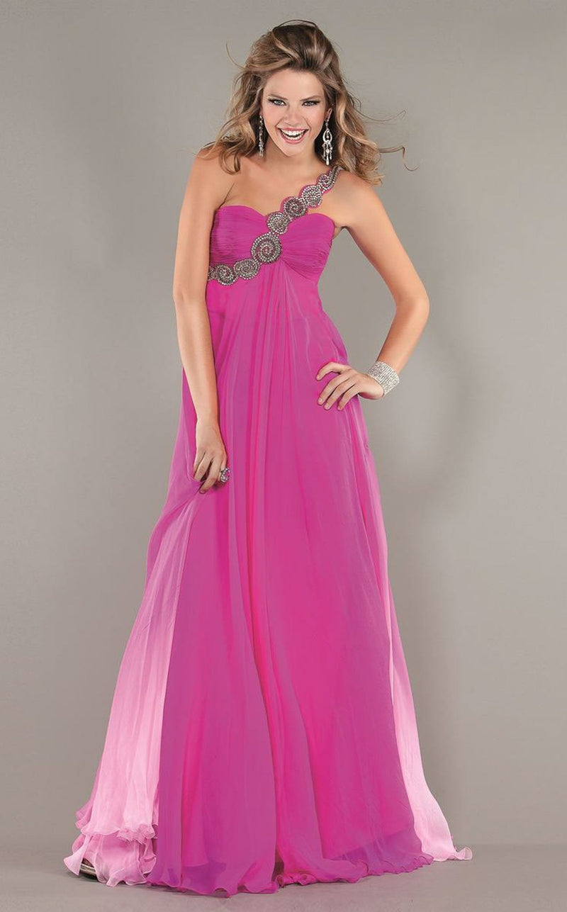 Jovani 159204 Fuchsia-Ombre