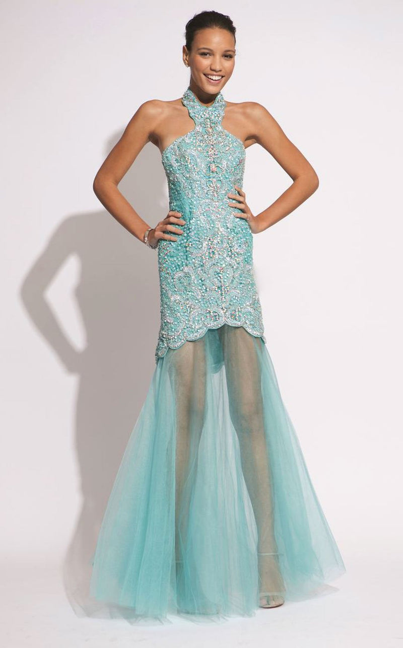 Jovani 1656 Aqua