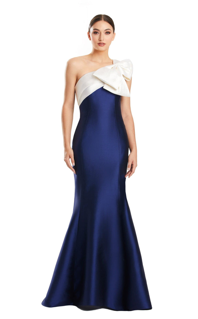 Daymor 1850F23 Dress Navy-White