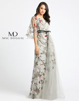 Mac Duggal 20124D Grey Multi