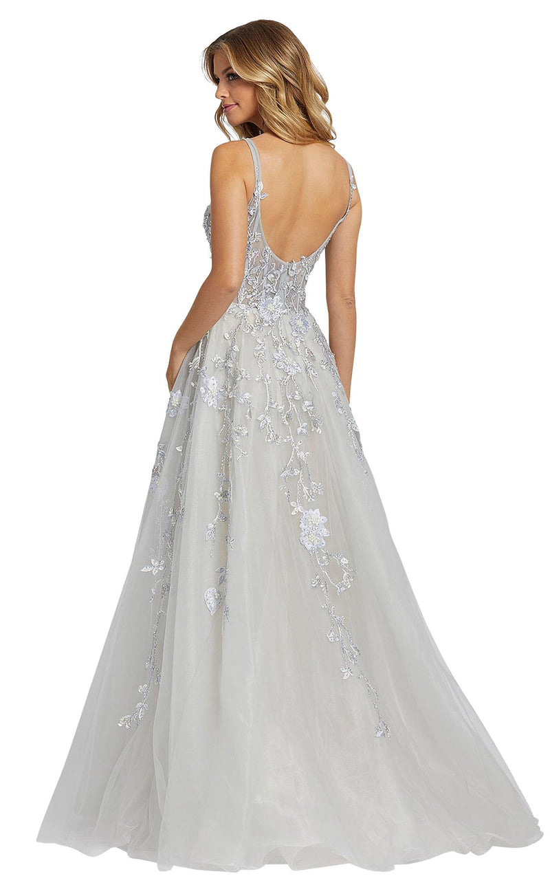 Mac Duggal 20187D Dove-Gray