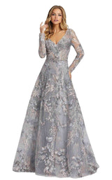 Mac Duggal 20214D Gray-Multi