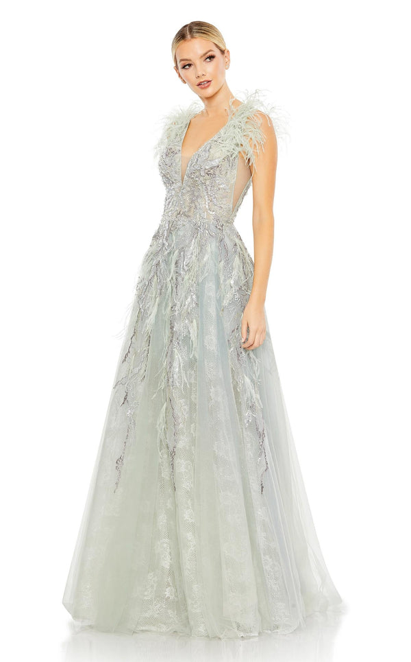 Mac Duggal 20259 Sea Mist