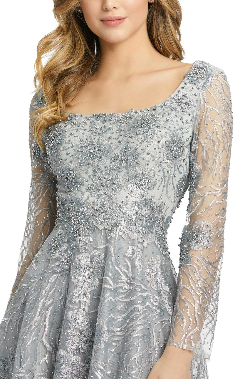 Mac Duggal 20285 Dove Grey