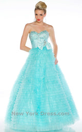 Mac Duggal 4759H Aqua Blue