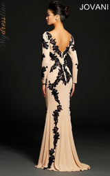 Jovani 20578BG Nude-Black