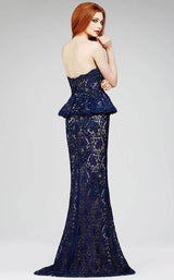 Jovani 20790BG Navy/Nude