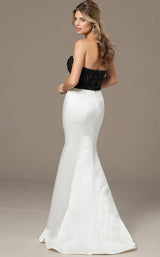 Jovani 22720BG White/Black