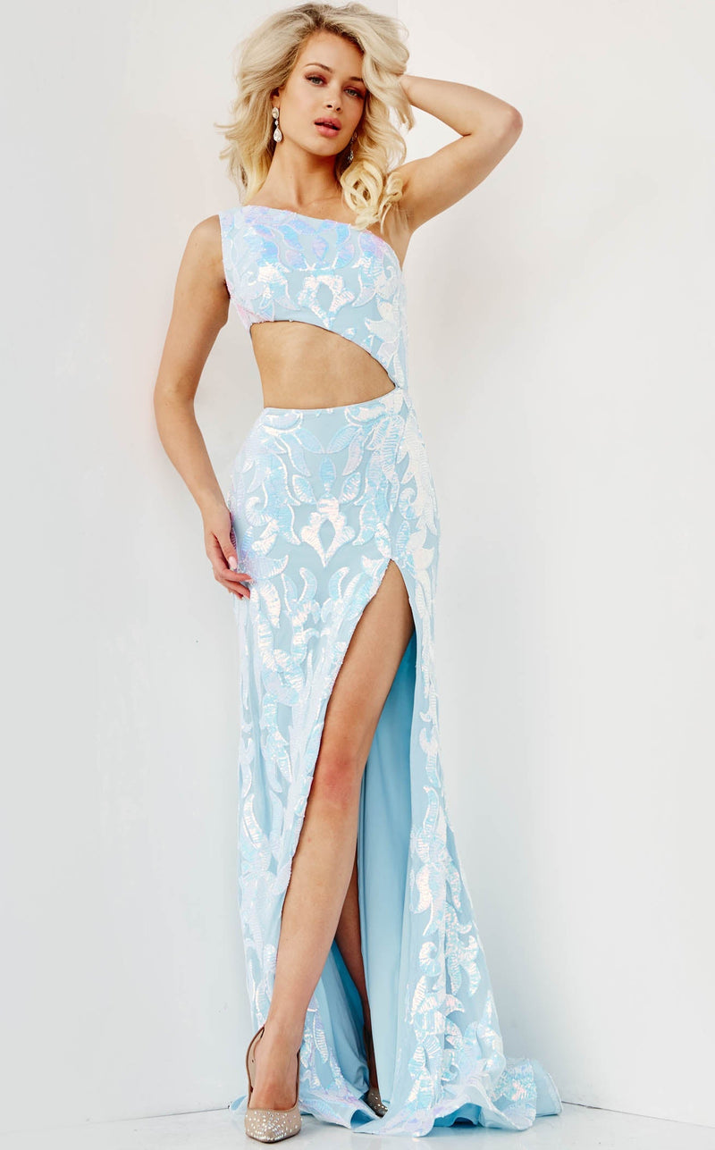 Jovani 22853 Light Blue