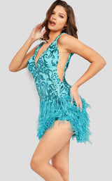 Jovani 23103 Teal