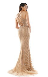 Colors Dress 2337 Dress Gold