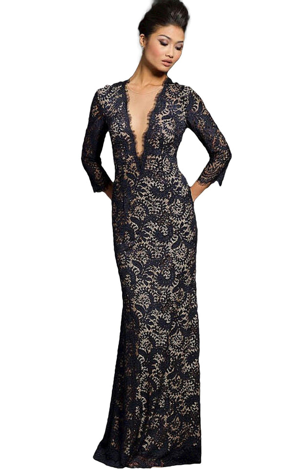 Jovani 23662BG Midnight Nude