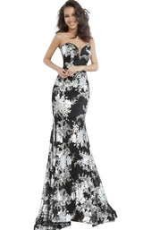 Jovani 02475 Black/Silver