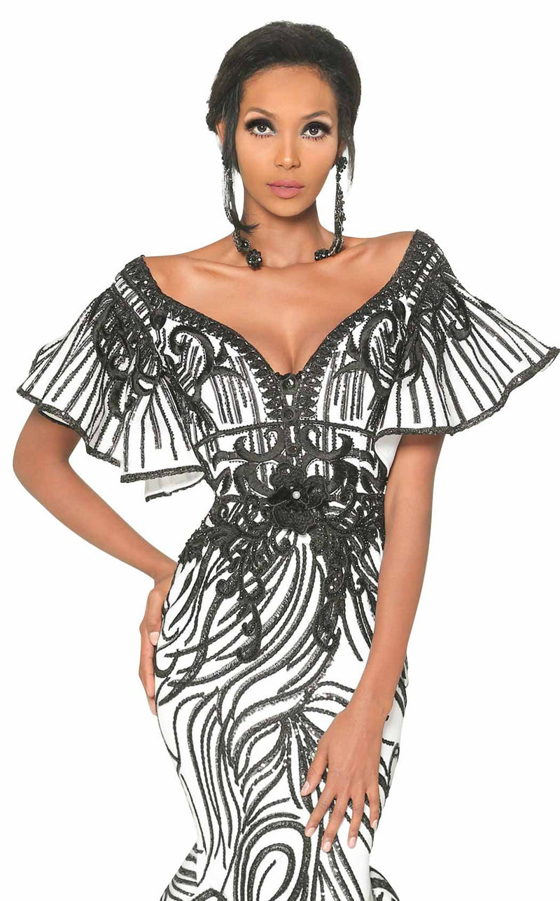 MNM Couture 2529 Black/White