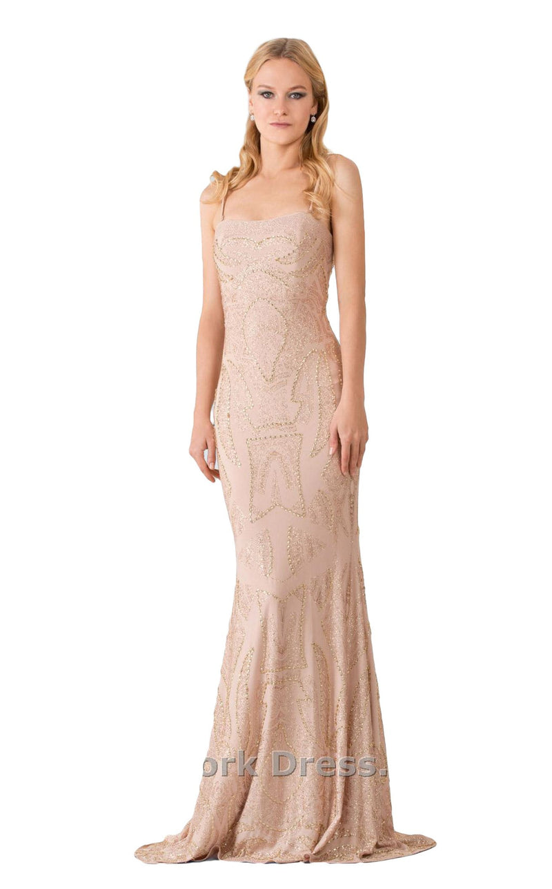 Jovani 2559BG Nude