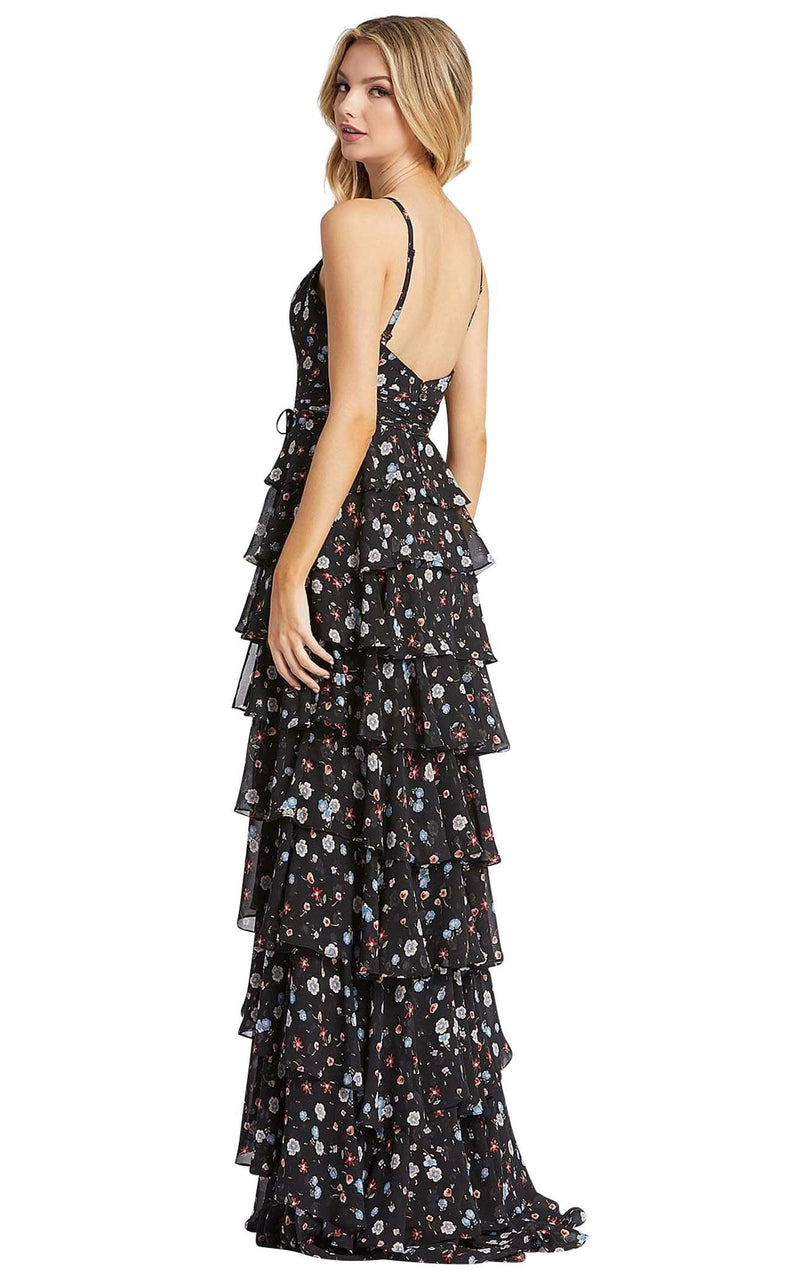 Mac Duggal 26251i Black Floral