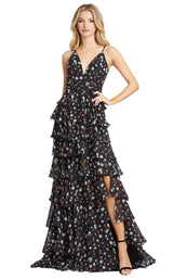 Mac Duggal 26251i Black Floral