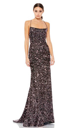 Mac Duggal 26444i Black-Rose