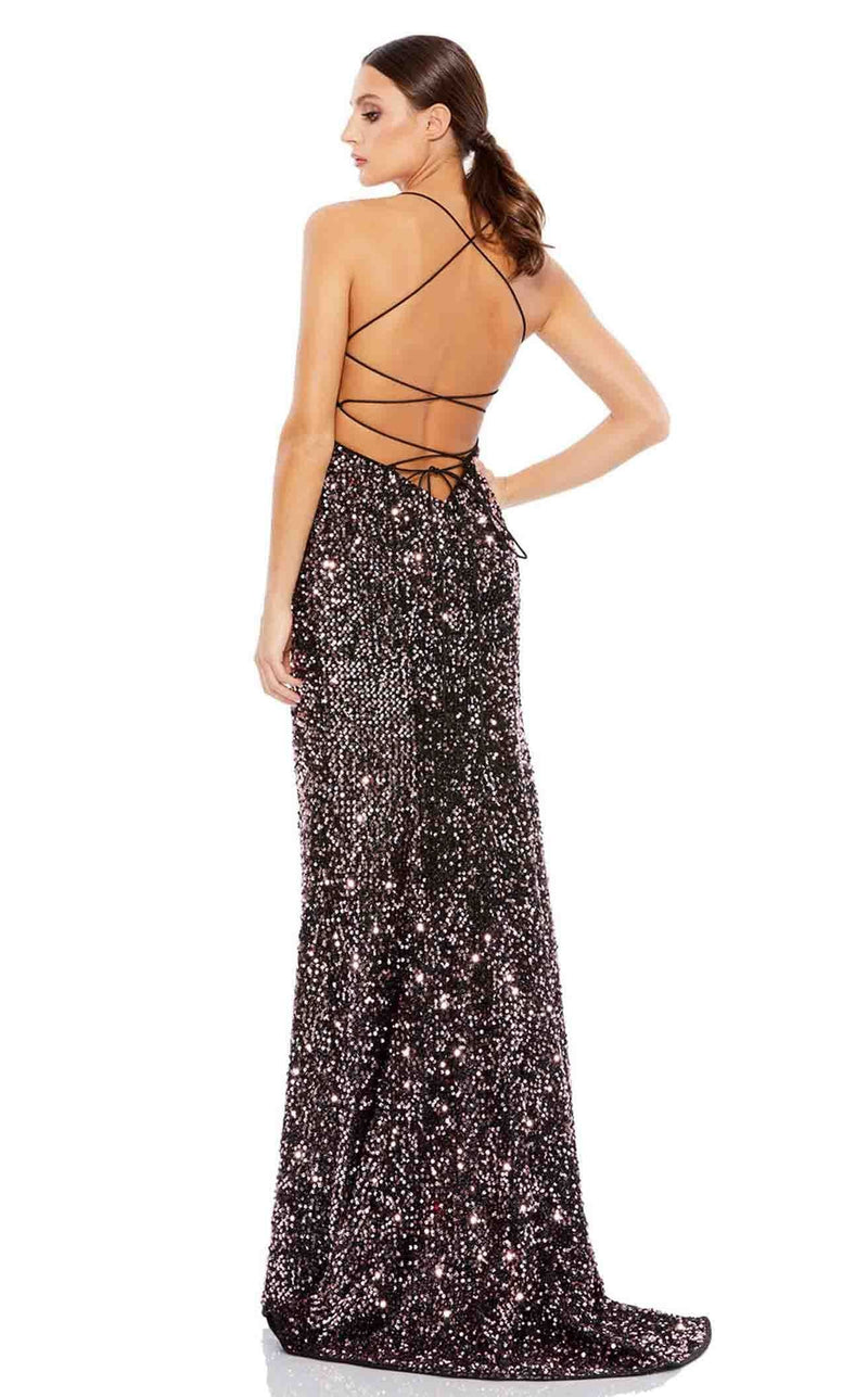 Mac Duggal 26444i Black-Rose