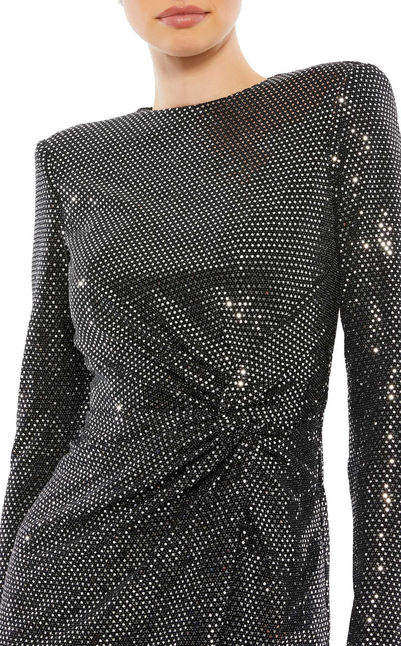 Mac Duggal 26721 Black/Silver