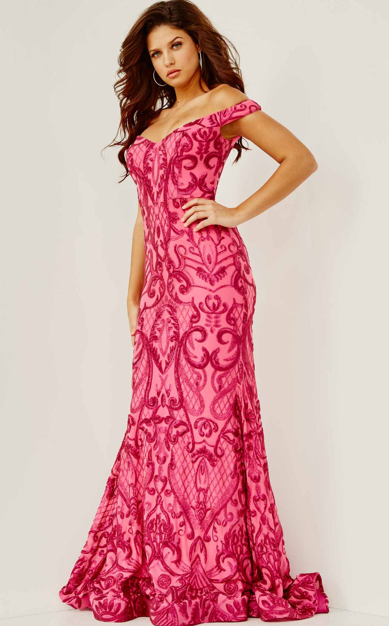 Jovani 08647BG Fuchsia