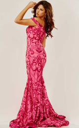 Jovani 08647BG Fuchsia