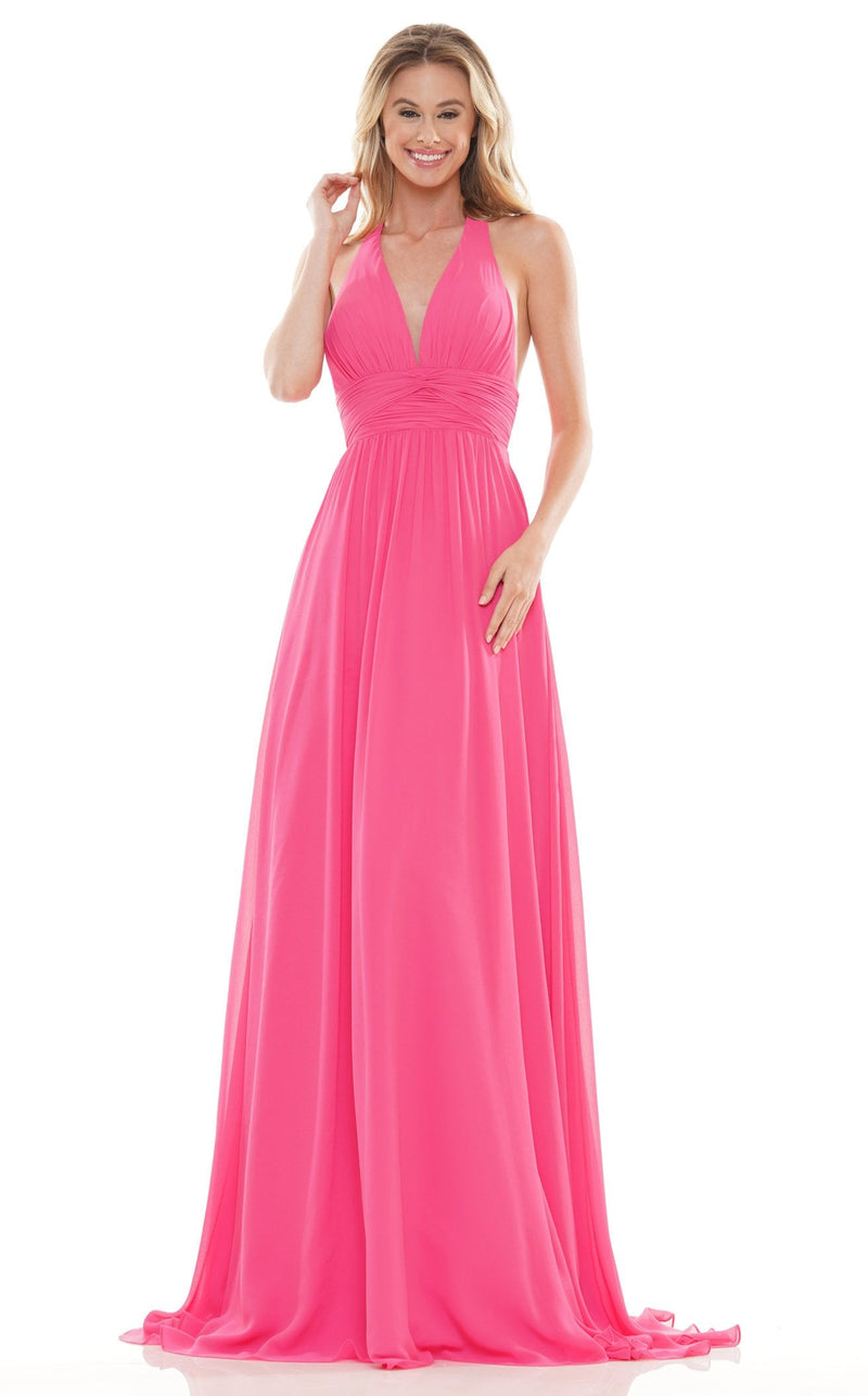 Colors Dress 2734 Dress Hot-pink