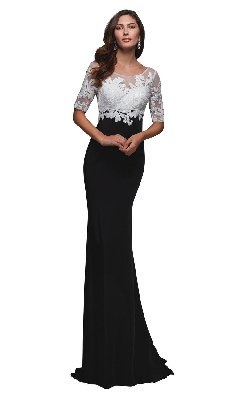 Alyce 27540 Black-Diamond-White