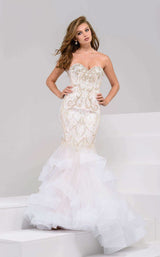 Jovani 27875BG Ivory/Nude