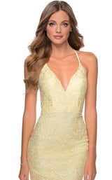 La Femme 28643 Pale Yellow