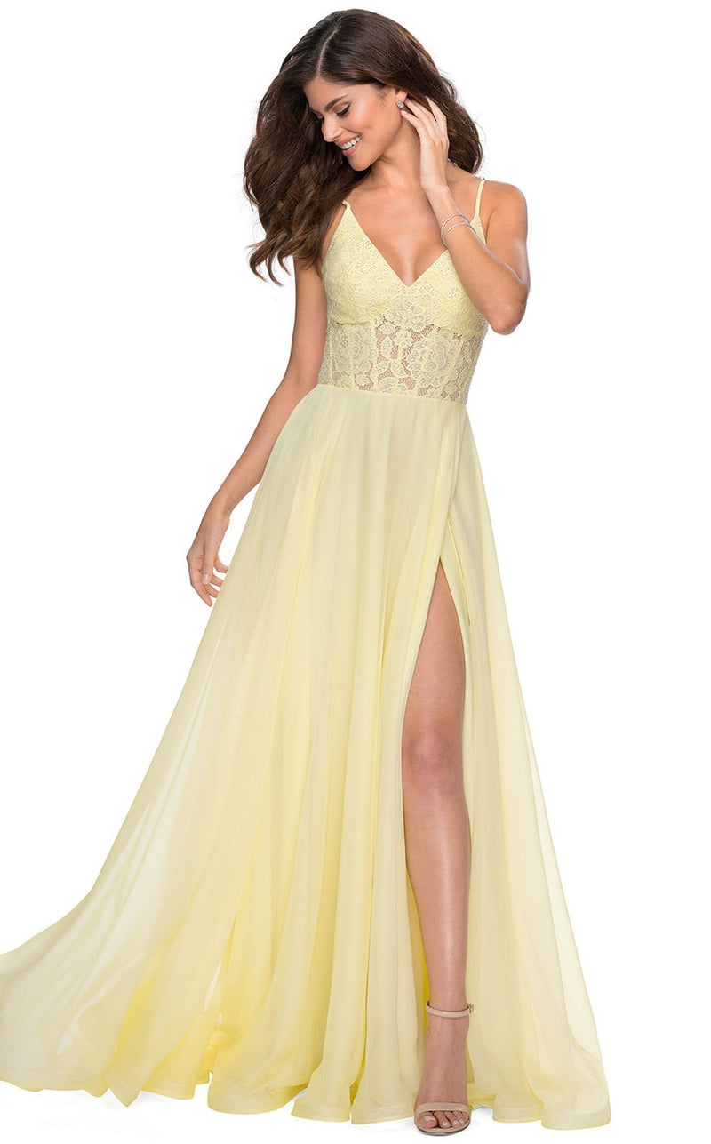 La Femme 28664 Pale-Yellow