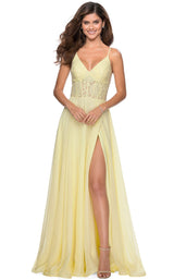 La Femme 28664 Pale-Yellow