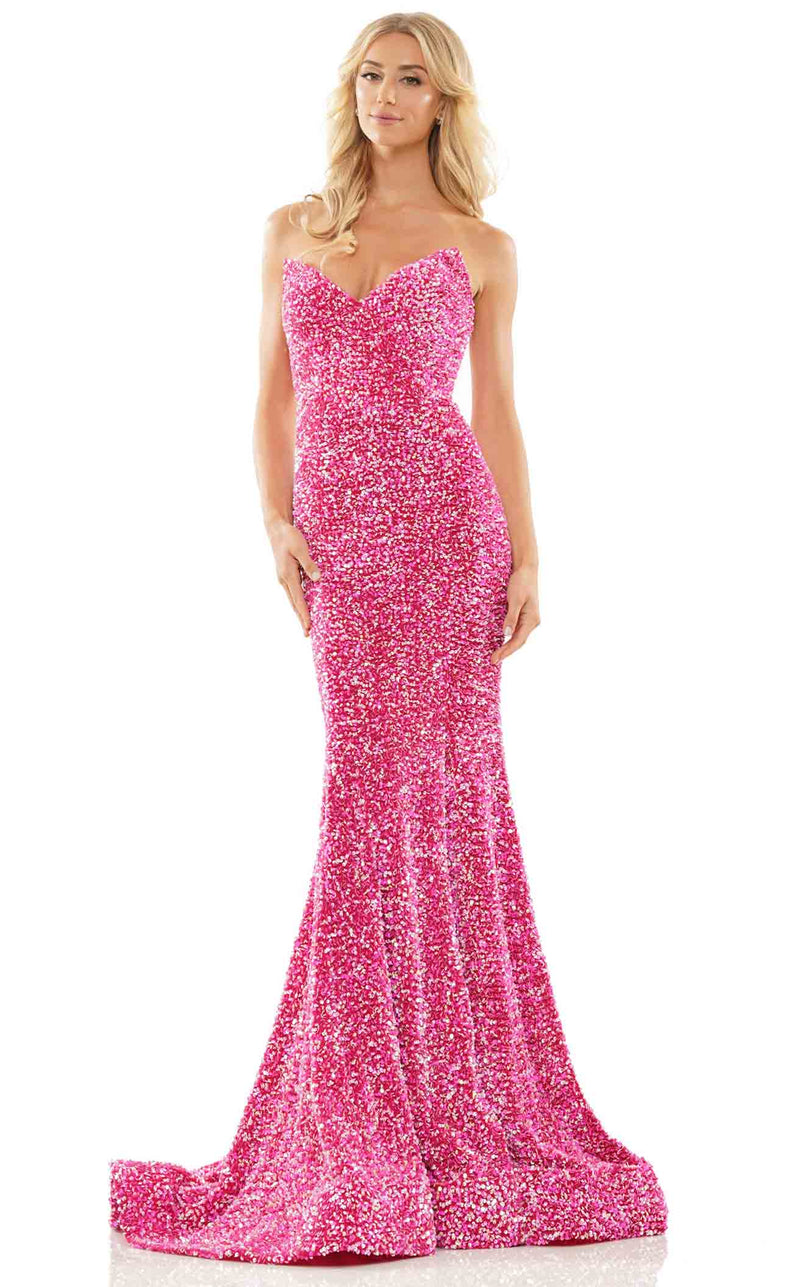 Colors Dress 2959 Hot Pink