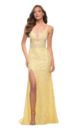 La Femme 29842 Pale Yellow